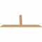Ekena Millwork Portland Timber Gable Bracket, Western Red Cedar, 84"W x 35"H x 1 1/2"D x 5 1/2"F, 10/12 Pitch GBW084X35X0206POR00SWR - alternate 5